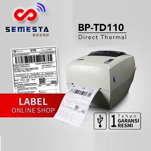 PRINTER THERMAL BLUEPRINT BARCODE TD110