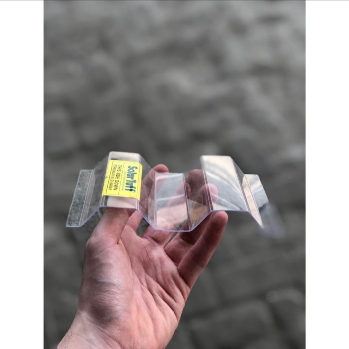 SolarTuff Type Greca Clear Panjang 2,40 meter - Atap Fiber SolatTuff