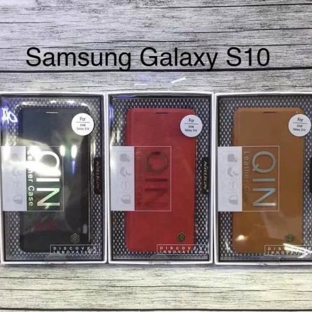 Nillkin QIN leather case samsung galaxy S10 & S10 plus
