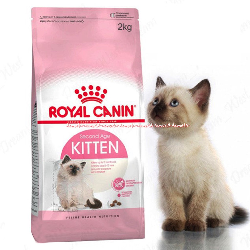 Royal Canin Second Age Kitten Cat Food Makanan Anak Kucing 2Kg