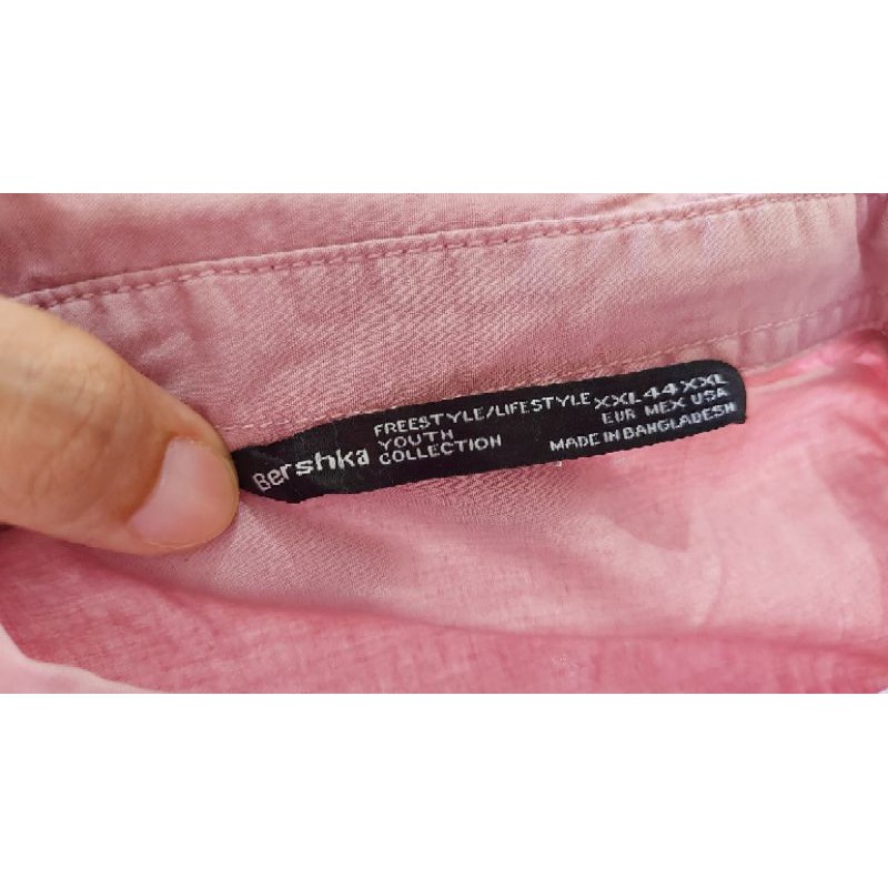 preloved kemeja pria bershka