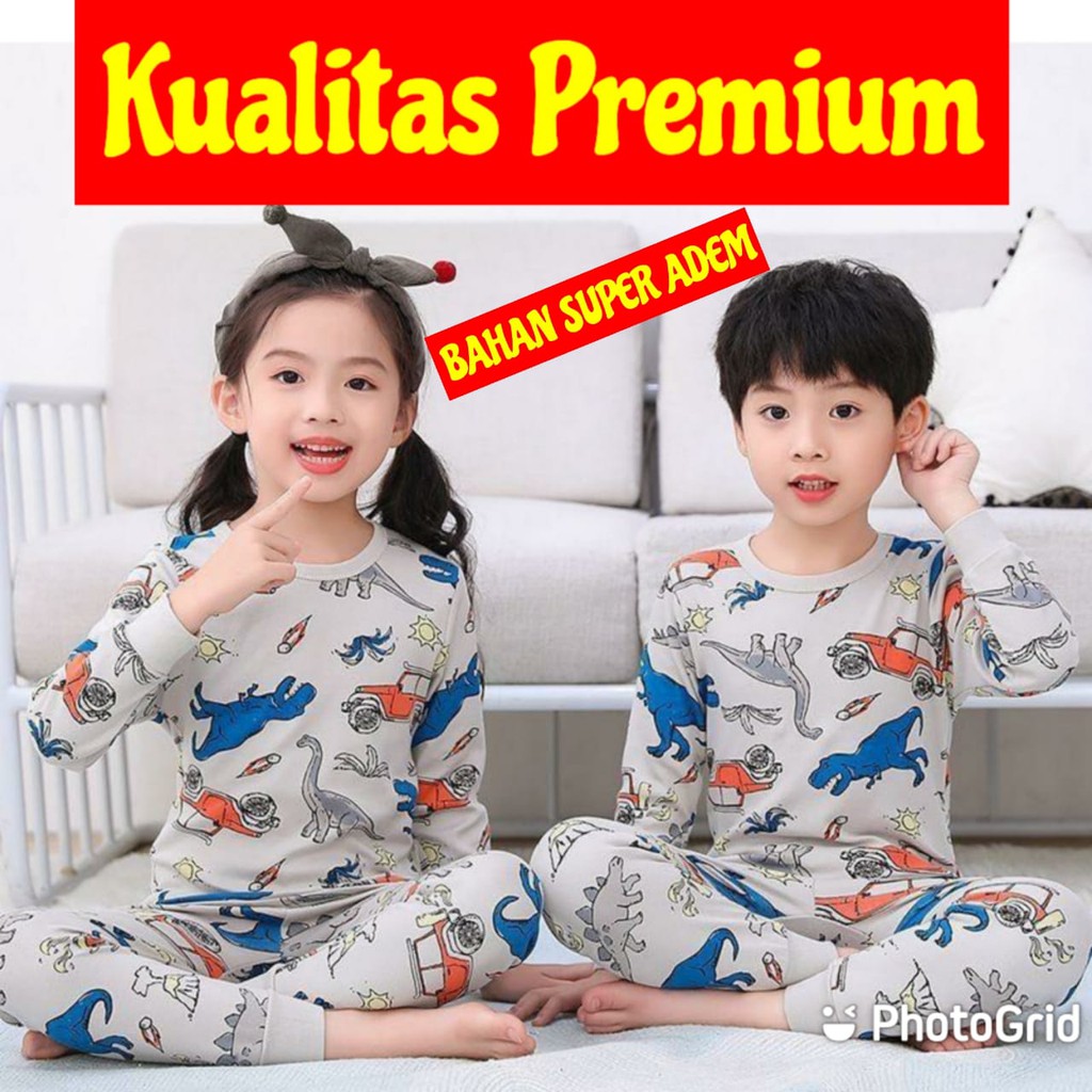 Size 2-9 Tahun PIYAMA PANJANG MOONS STELAN PIYAMA BAYI BAJU TIDUR ANAK BAJU TIDUR MURAH PAJAMA VELVE 1 2 3 4 5 6 7 8 9 10