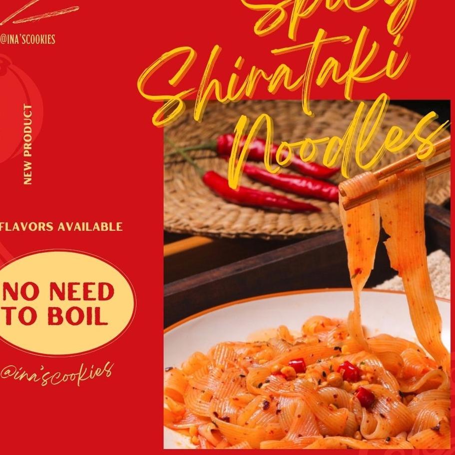 

Banyak Peminat Spicy Shirataki Konjac Noodles/ Shirataki Mala / Shirataki Sesame / Mie Rendah Kalori Low Calorie FG3.