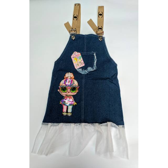 Overall jeans tutu (1 lampu )