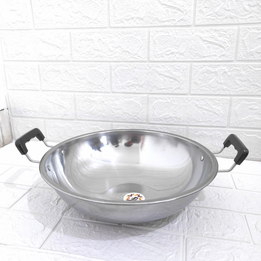 Kuali Stainless Wajan Penggorengan Wok