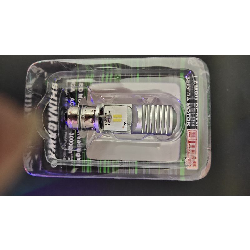 LAMPU DEPAN LED 12MATA CSP H6 PUTIH bebek/matic