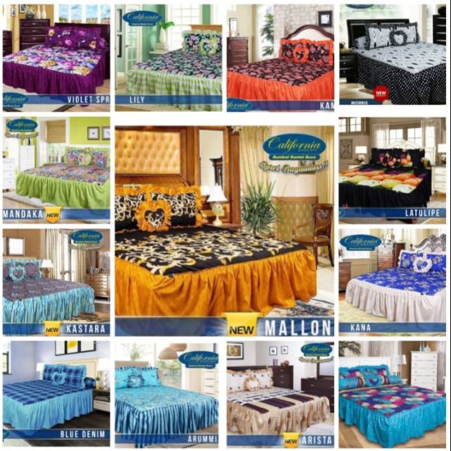 Sprei California Rumbai uk 180x200