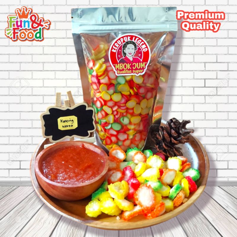 

Kerupuk Mentah Krupuk Kering Kerupuk Kancing Mini Warna Warni Kualitas Premium