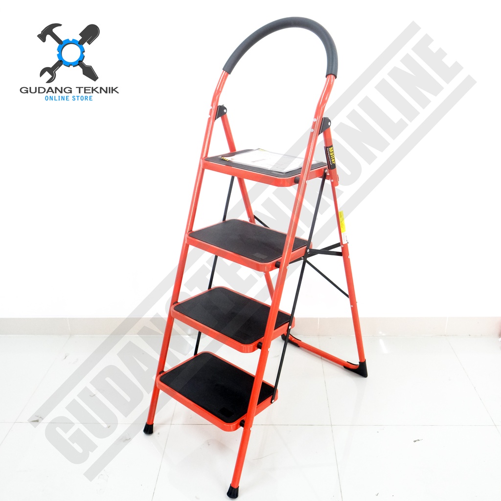 Tangga Rumah Besi Lipat 4 Step MOLLAR / Household Steel Ladder 4S MOLLAR