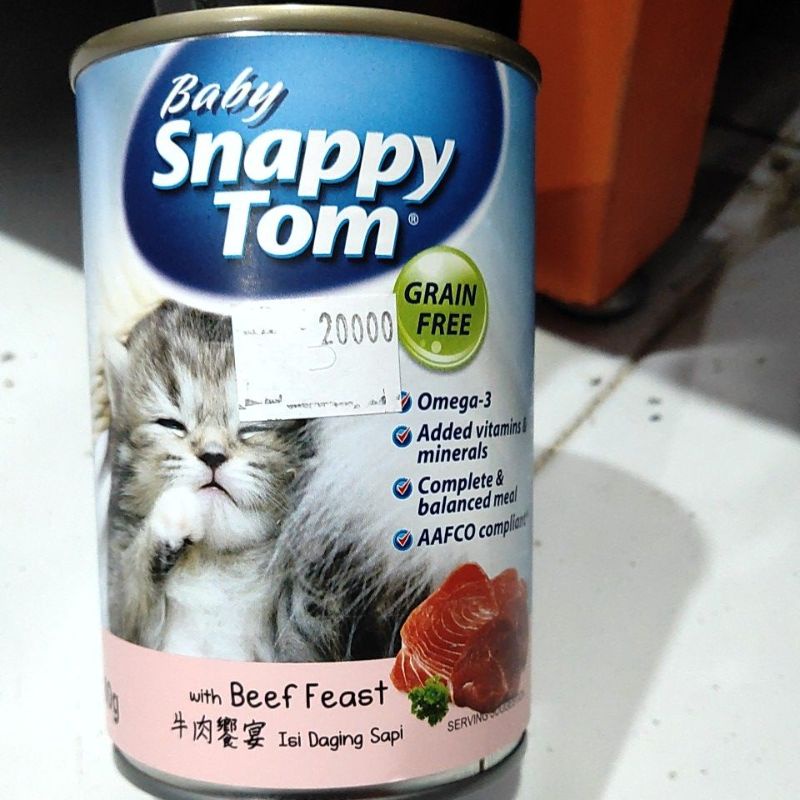 Baby Snappy Tom (with Beef feast) 400gr