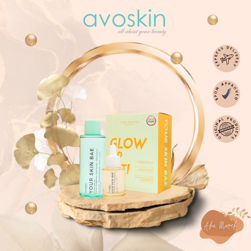 ✨ AKU MURAH ✨ [SET] Avoskin Glow Up Set! Vitamin C Series