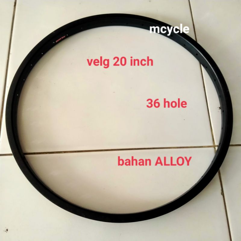 Jual Velg Sepeda Inch Hole Alloy Pcs Shopee Indonesia