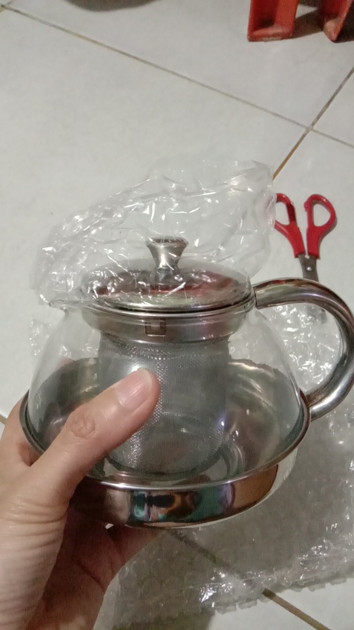 Teko+saringan Teko/kopi Multilply Function Pot 600ml 37-b Stainless Steel