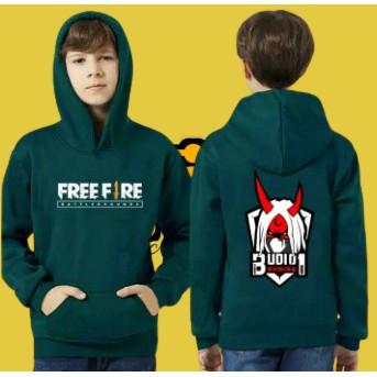 Baju Anak Laki Laki Pakaian Anak Cowok Sweater Hoodie Anak Remaja FreeF Budi Usia 12-15 Tahun Keren