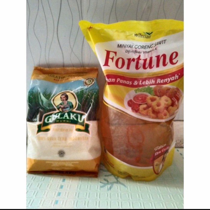 

Paket Minyak 2lt + Gulaku 1kg