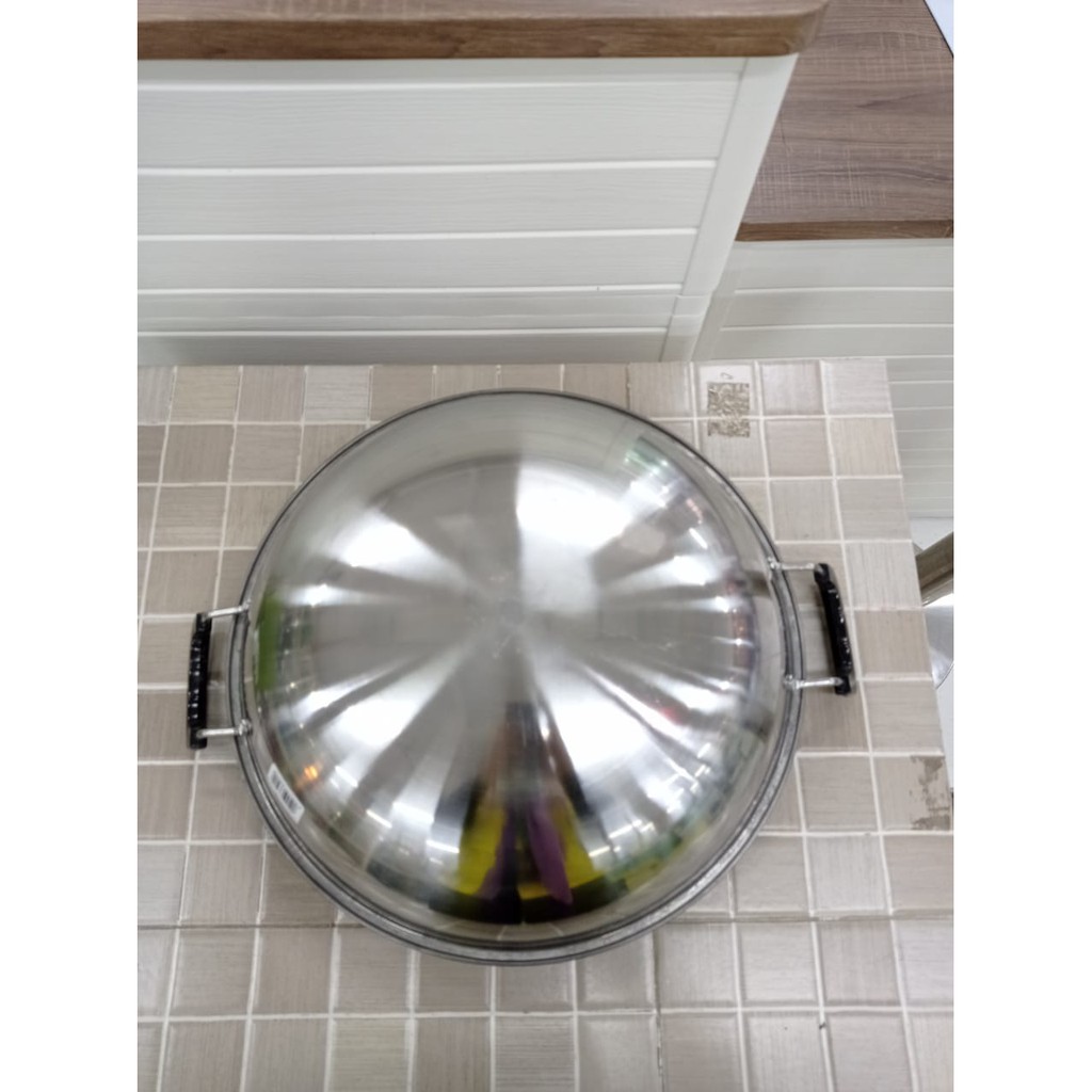 JL-2959 KUALI S/S 2 KUPING 38 CM - KUALI STAINLESS