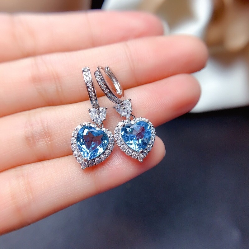 Fashion Luxury Heart-Shaped Moissanite Jewelry Set