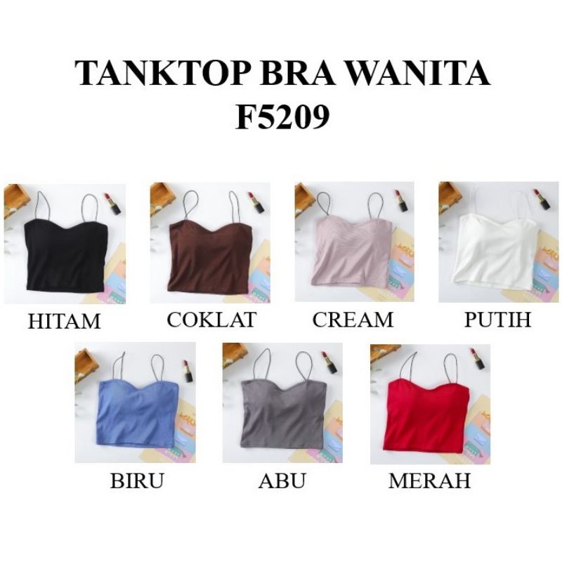 [COD] Tanktop Bra Dengan Cup Tanpa Kawat / Bra BH Wanita Pakaian Dalam Wanita Tangtop Tali Import