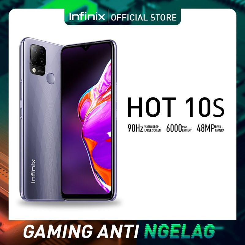 Termurah Infinix HOT 10S Ram 4/64 - Garansi Resmi
