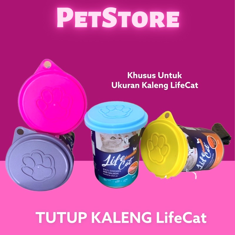 Tutup kaleng / Penutup Makanan Kaleng Kucing