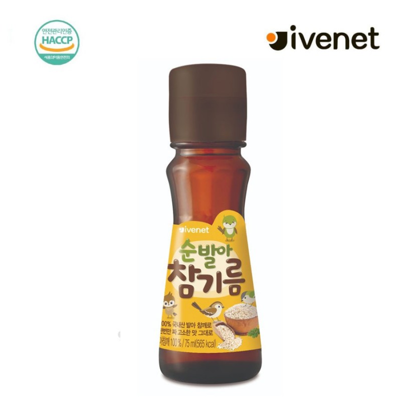 Ivenet Bebe Sesame Oil Minyak Wijen Korea - 75 ml