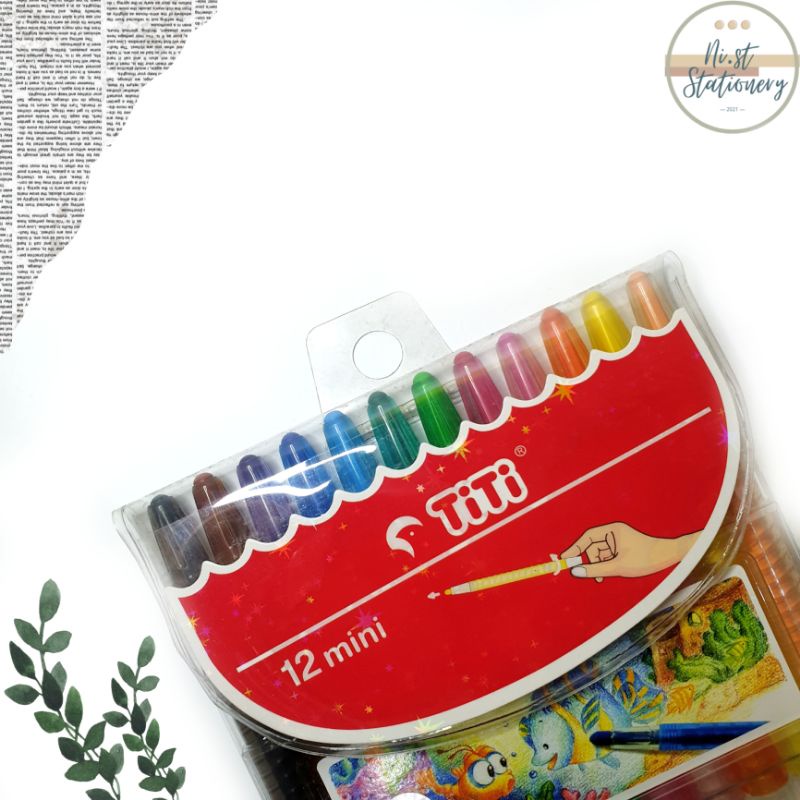 

[TWIST CRAYON] TITI Twist / Spiral Crayon Mini 12 pcs