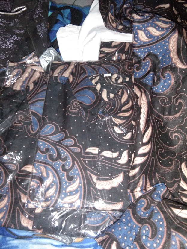 Kemeja Batik Pria Lengan Panjang Size M L Xl Xxl