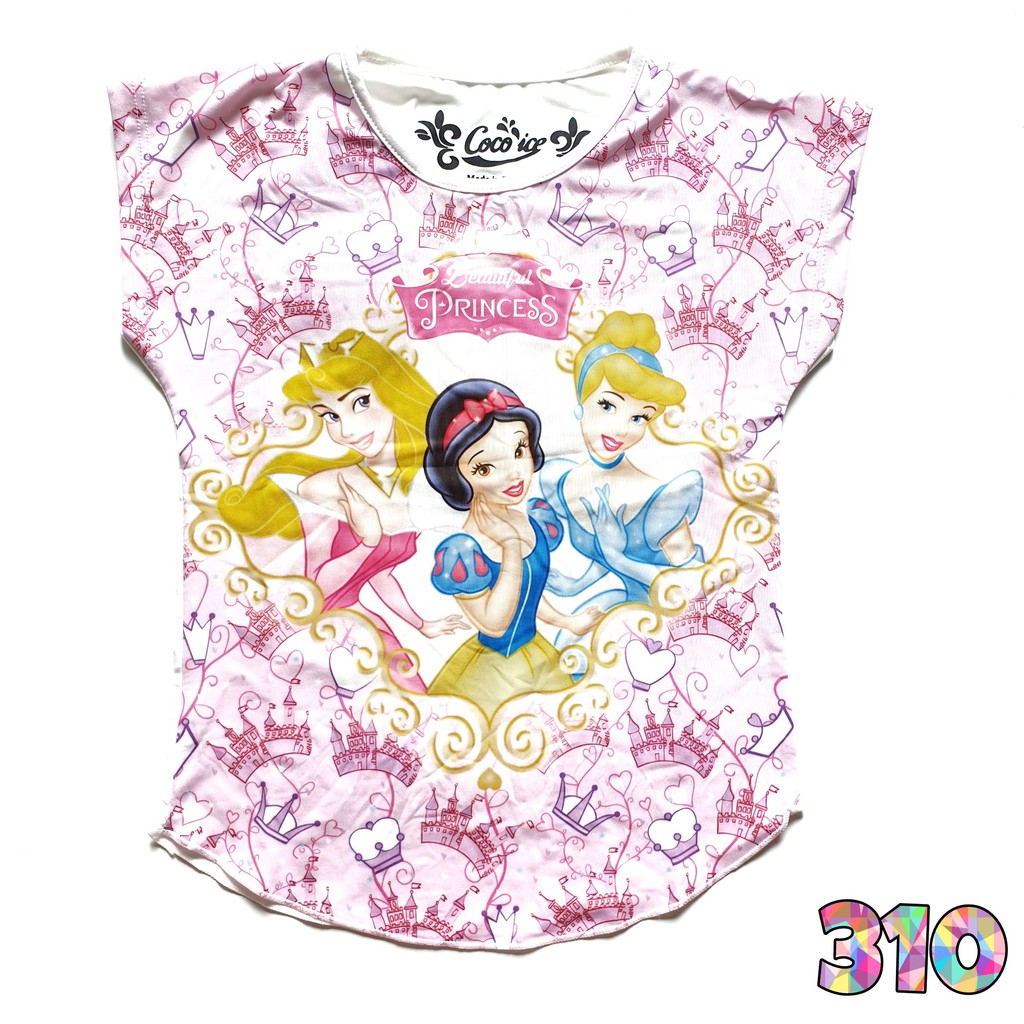 Kaos Anak Perempuan Coco Ice Princess