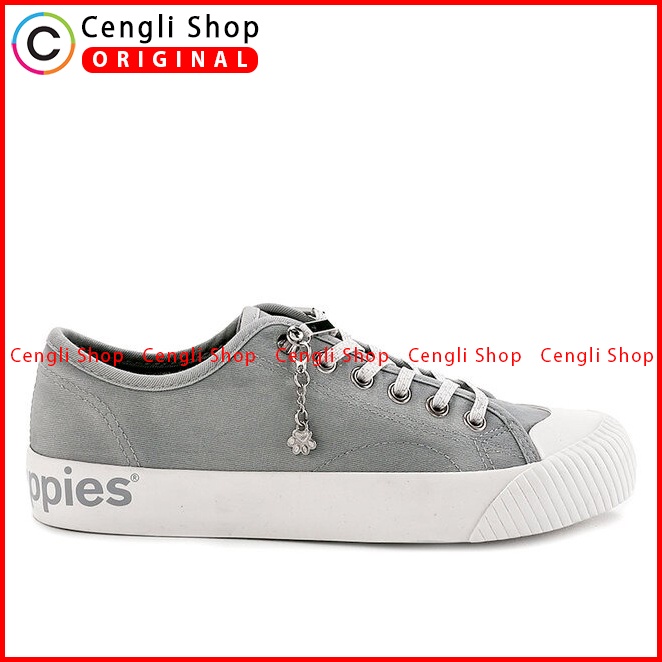 SEPATU SNEAKER WANITA HUSH PUPPIES ORIGINAL CASUAL BRANDED GREY HW46