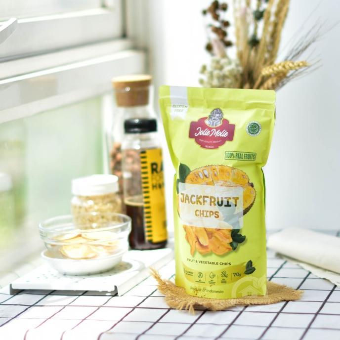 

Jolie Molie Jackfruit Chips / Keripik Nangka 70 Gr