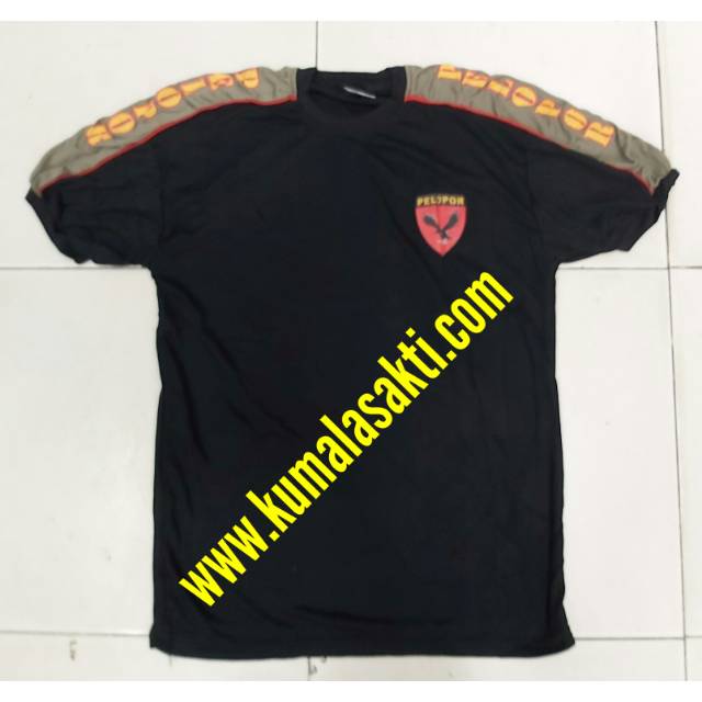 Kaos Brimob Pelopor Hitam Kombinasi