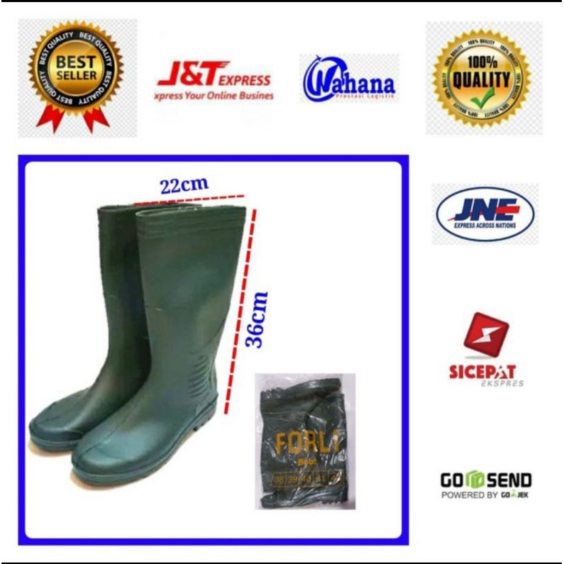 SEPATU BOOT  KARET FORLI-SEPATU BOOT  TINGGI