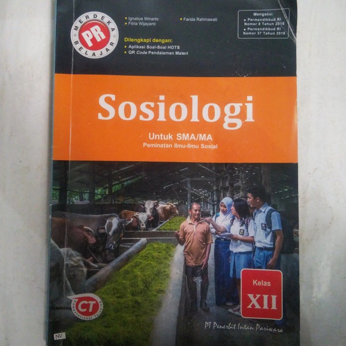 BUKU PR SOSIOLOGI UNTUK SMA/MA KELAS 12