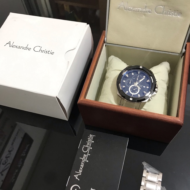 Jam tangan pria Alexandre Christie AC 6305 second mulus