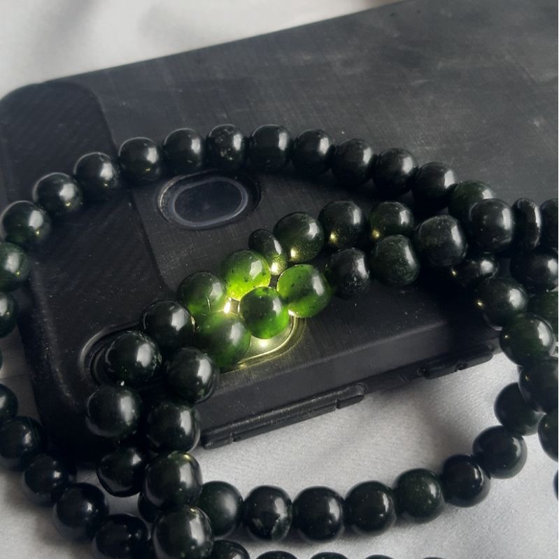 Tasbih Giok Black Jade Aceh Terapi 99 Butir