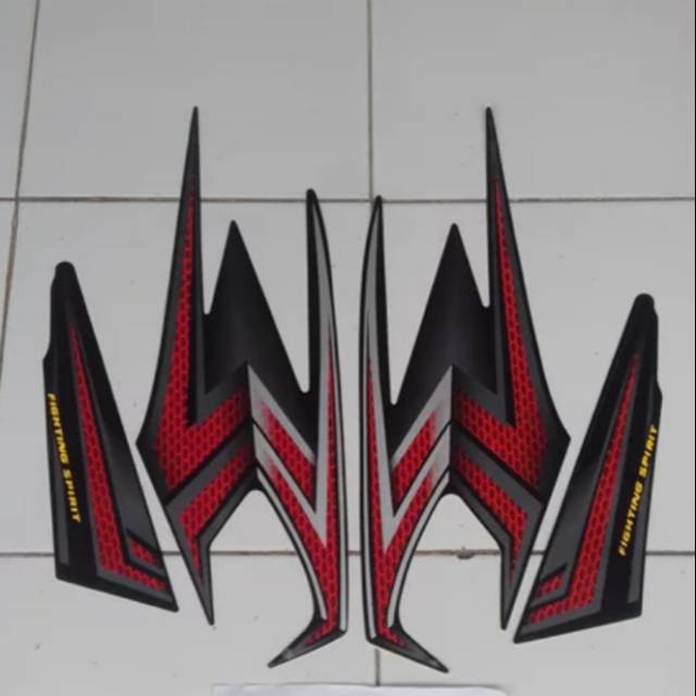 Striping RX king 2004 merah hitam