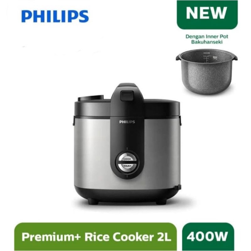 Philips Rice Cooker 2 L HD3138 Premium Plus Magic Com Philips