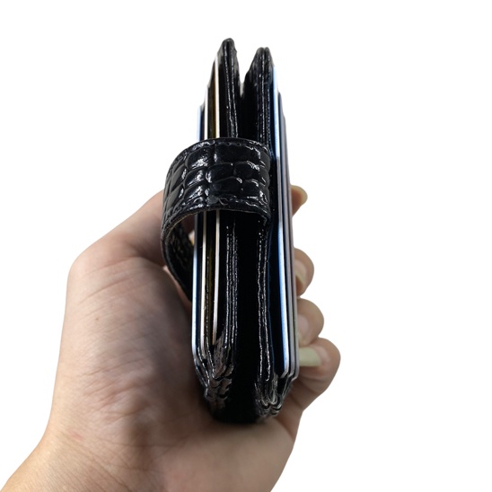 MEIMEISHOP LAVA CARD HOLDER CROCO FASHION WALLET CREDIT CARD HOLDER MINI WALLET LOKAL BATAM