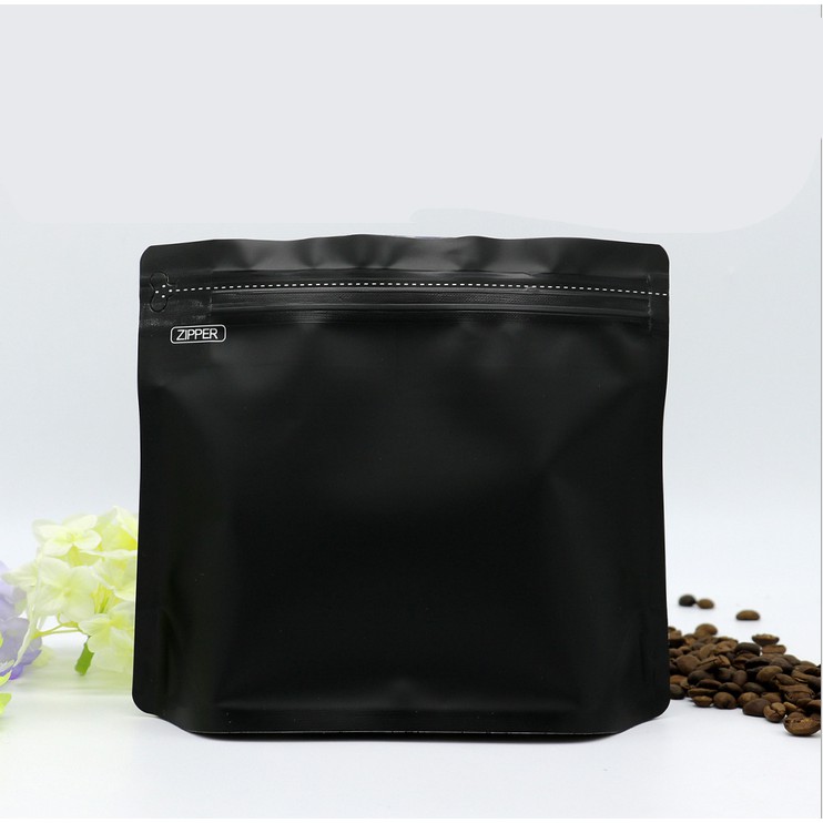 KEMASAN KOPI 250GR - WIDE STANDING POUCH ZIPPER AND VALVE