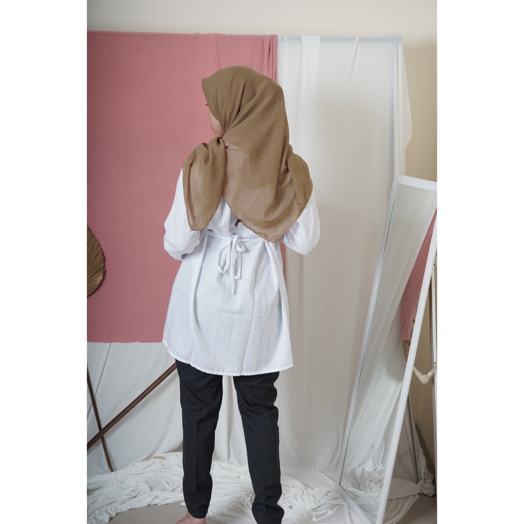 Baju hamil putih/baju hamil menyusui/baju hamil kerja