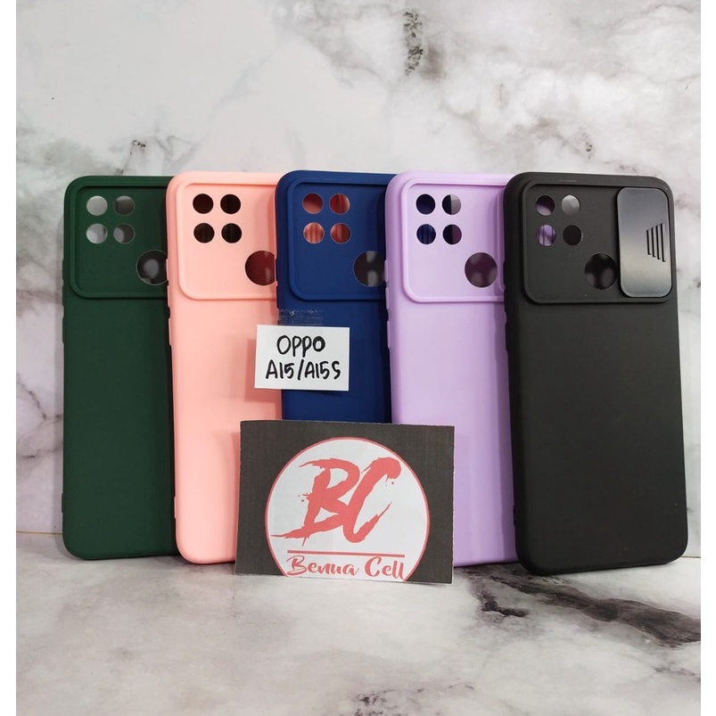 OPPO A15 OPPO A15S - SOFTCASE CASE SLIDE KAMERA OPPO A15 OPPO A15S