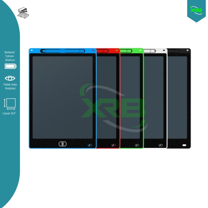 

Writing Education Lcd Tablet 8.5" Papan Tulis Menggambar Edukasi Anak - Hitam