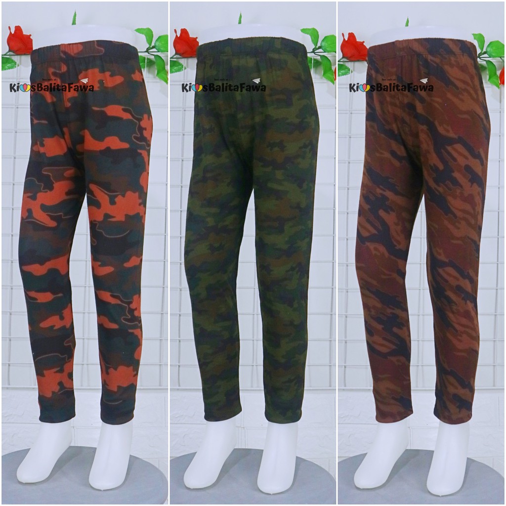 ARMY Pants uk 1-12 Tahun / Celana Panjang ABRI Anak Laki Laki Perempuan Murah Legging Murah Adem