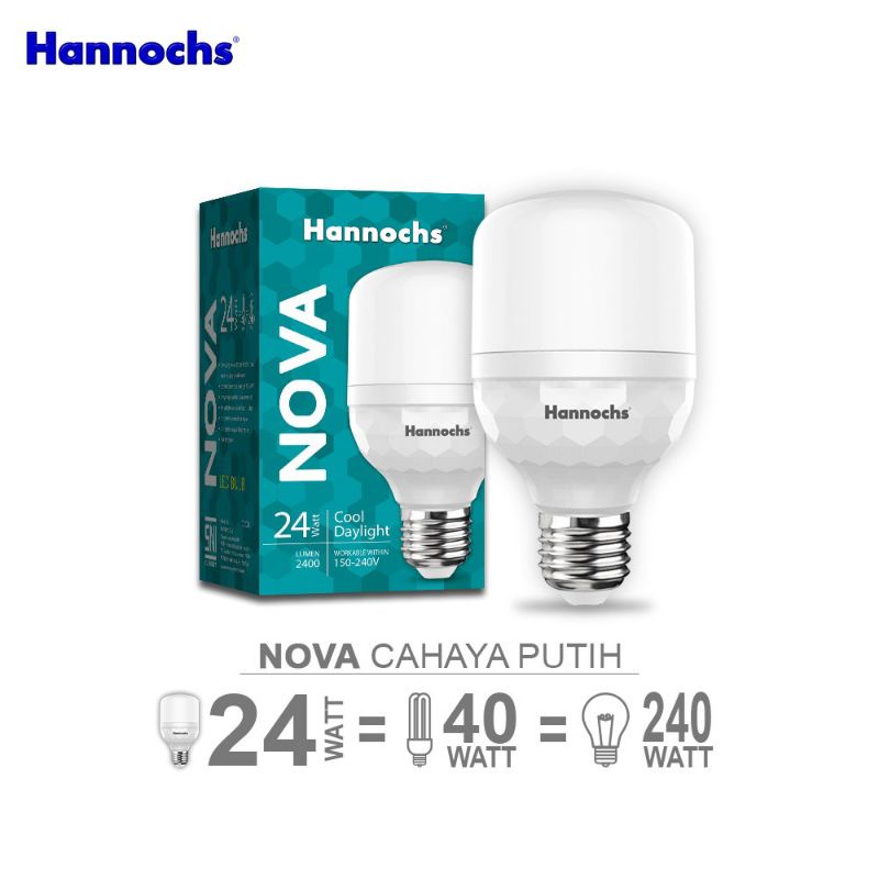 Lampu LED Hannochs Nova 6/12/18/24/30 Watt - Cahaya Putih