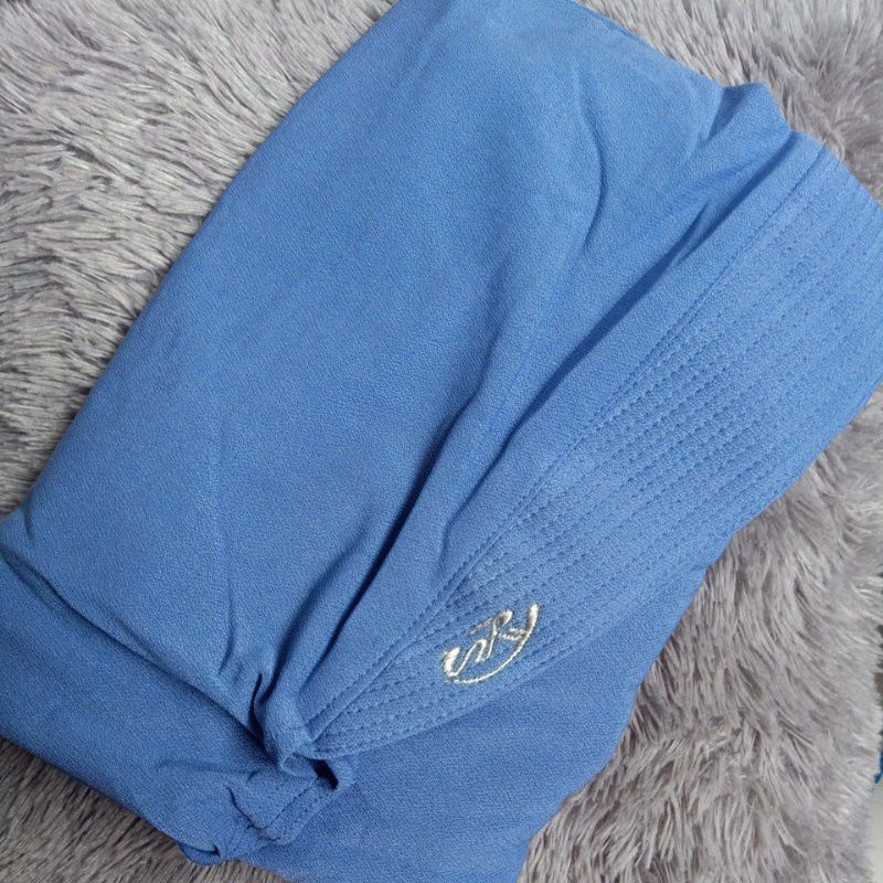 064 Mecca ORI arey hijab || jilbab instan-Denim