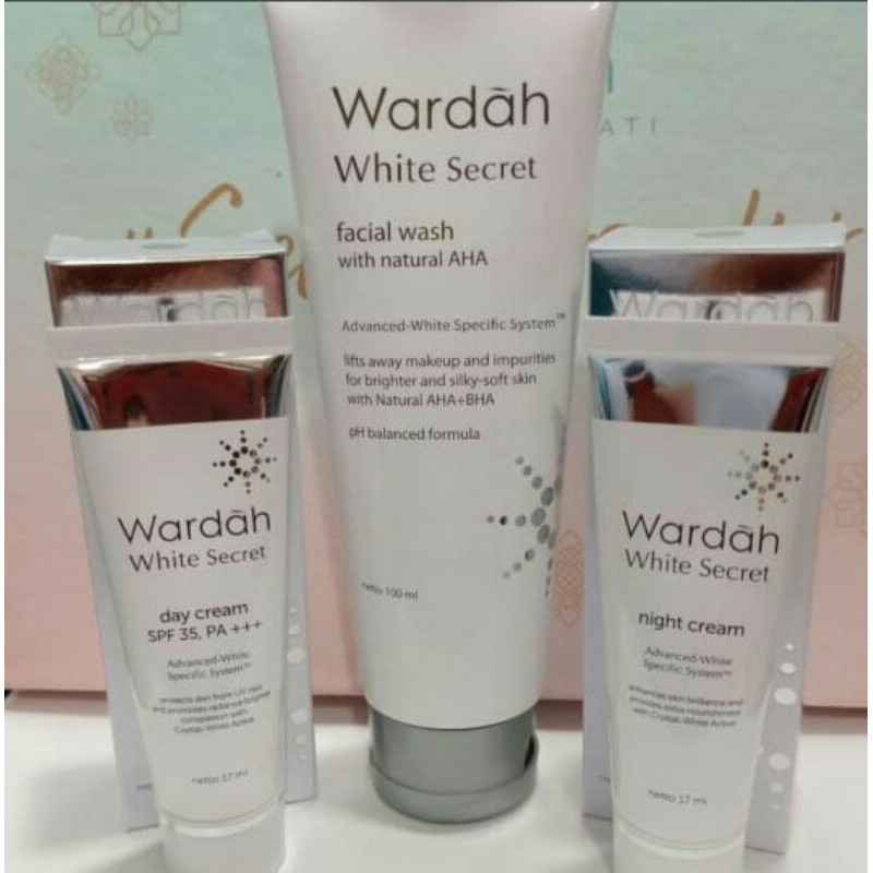 Wardah Paket White Secret 3 in 1