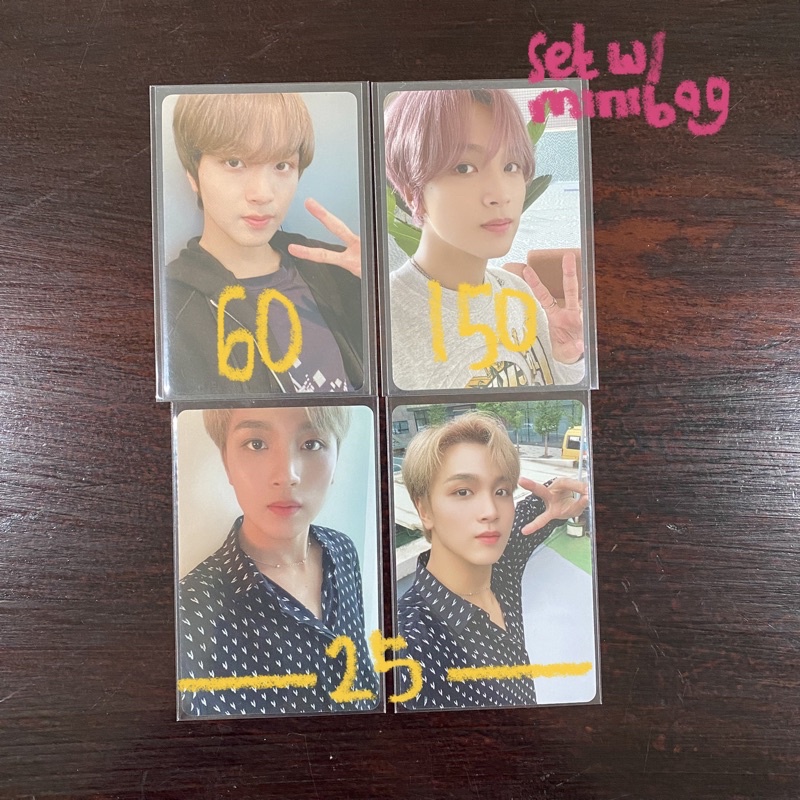 aab haechan minibag hello future yzy hs r3 dicon pc photocard