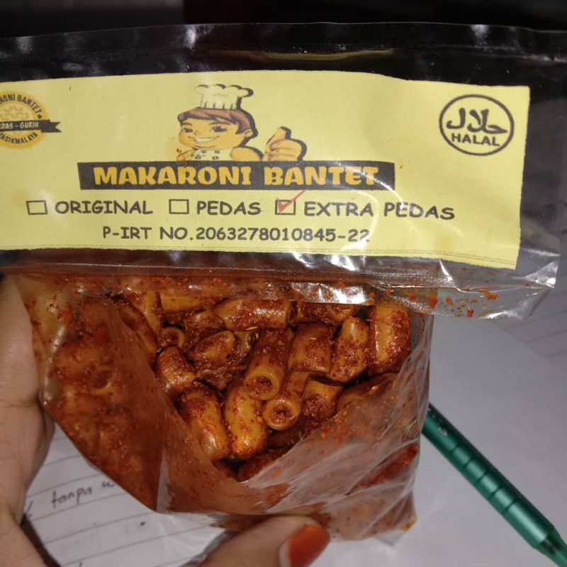 

[READY] MAKARONI BANTET, KRIWIL CAP KOKI KHAS TASIKMALAYA. ISI 75GR