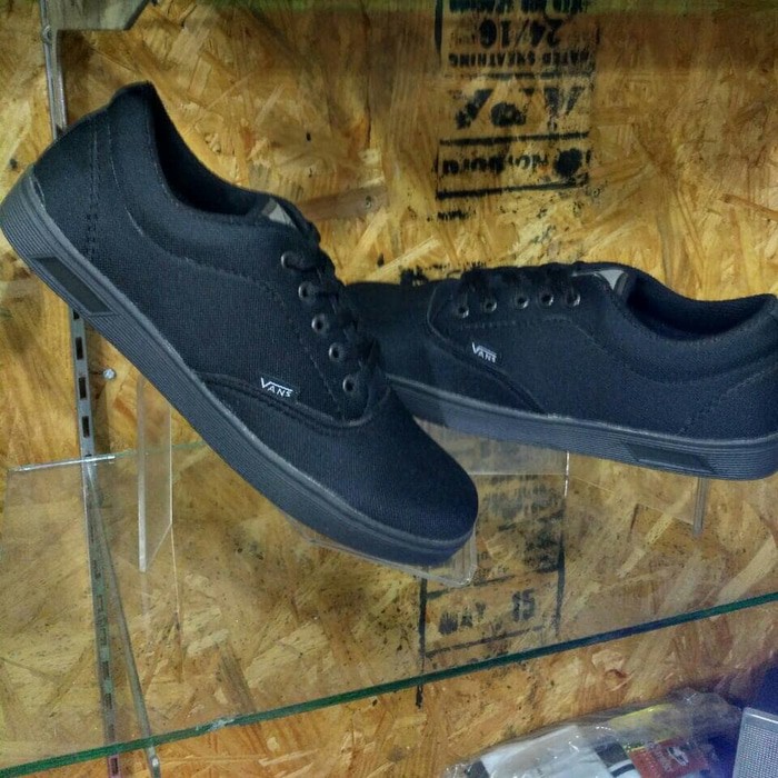 Sepatu Vans Era Authentic Hitam Polos | Sepatu Sekolah | Sepatu Kerja