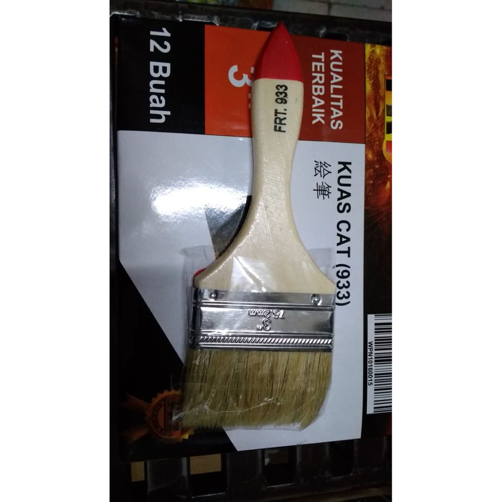 KUAS CAT KAYU SUPER MURAH 1&quot; - 1.5&quot; - 2&quot;  - 2.5&quot; - 3&quot; - 4&quot;